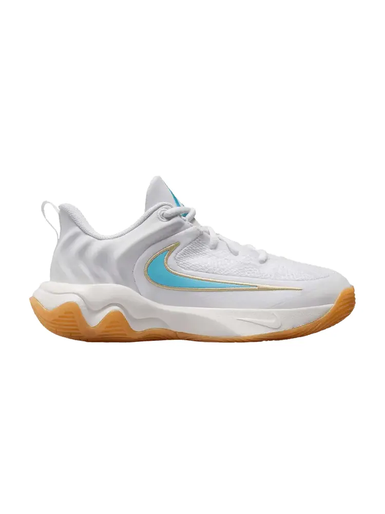 Кроссовки Nike Giannis Immortality 4 GS 'White Aquarius Blue' — изображение 1 из 1