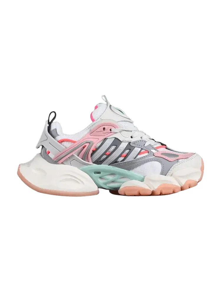 Кроссовки Adidas Wmns XLG Runner Deluxe — изображение 1 из 1, белый серый розовый