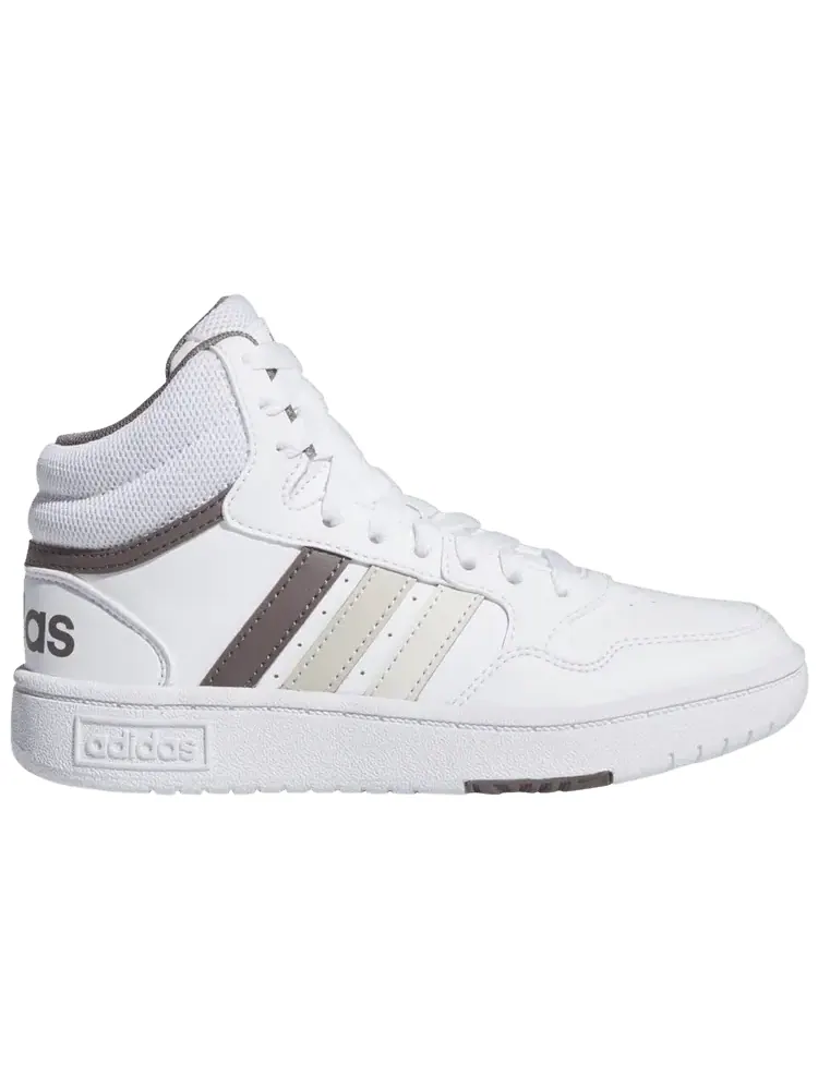 Кроссовки adidas Hoops Mid K 'White Orbit Grey' — изображение 1 из 1, белый