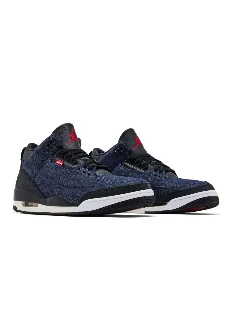 Levi's x Air Jordan 3 Retro SP 'Denim Blue' — изображение 8 из 10, синий