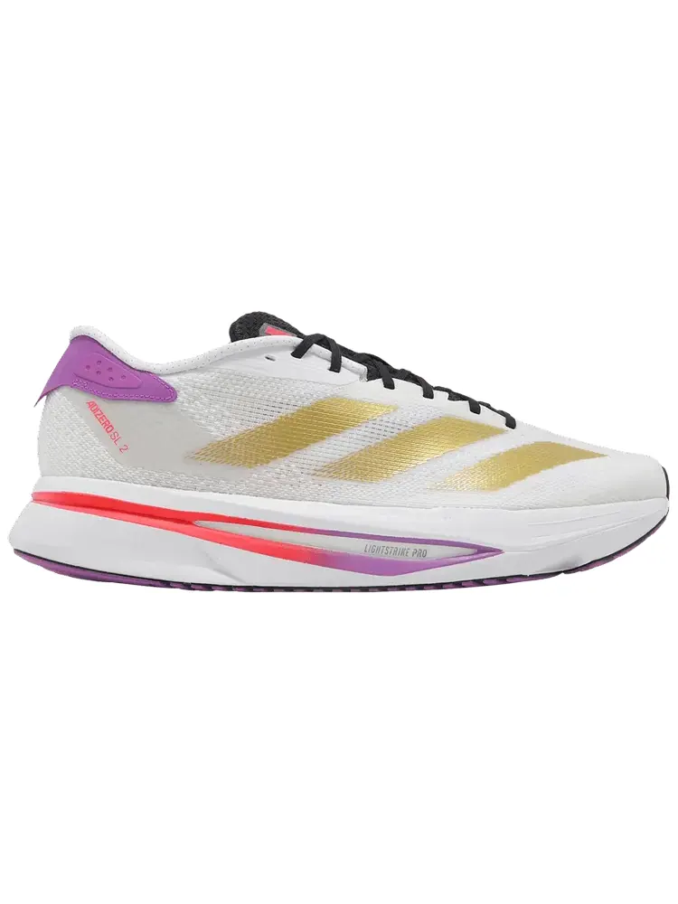 Кроссовки adidas Adizero SL2 'White Gold Purple Burst' — изображение 1 из 1, белый