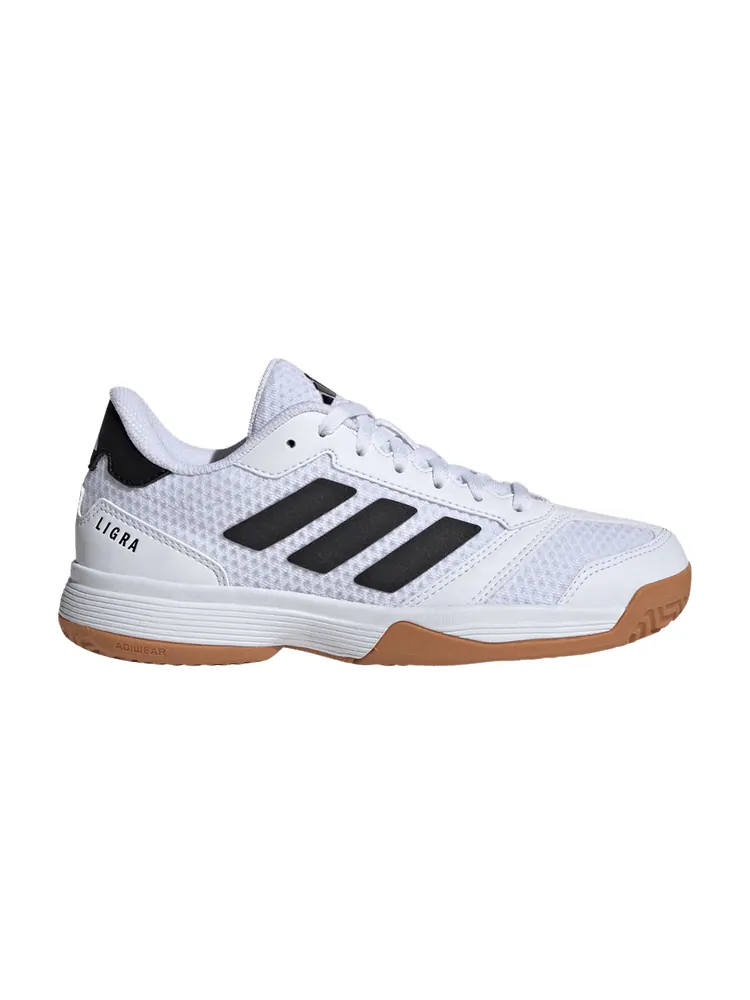 Кроссовки Ligra 8 Indoor J 'White Black Gum' — изображение 1 из 1, белый черный