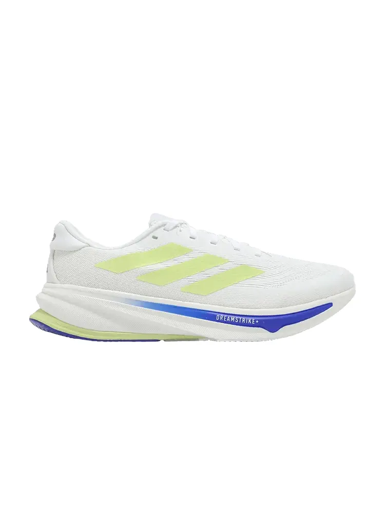 Кроссовки adidas Supernova Rise 2 Wide 'White Blue Pulse Lime' — изображение 1 из 1, белый/металлик
