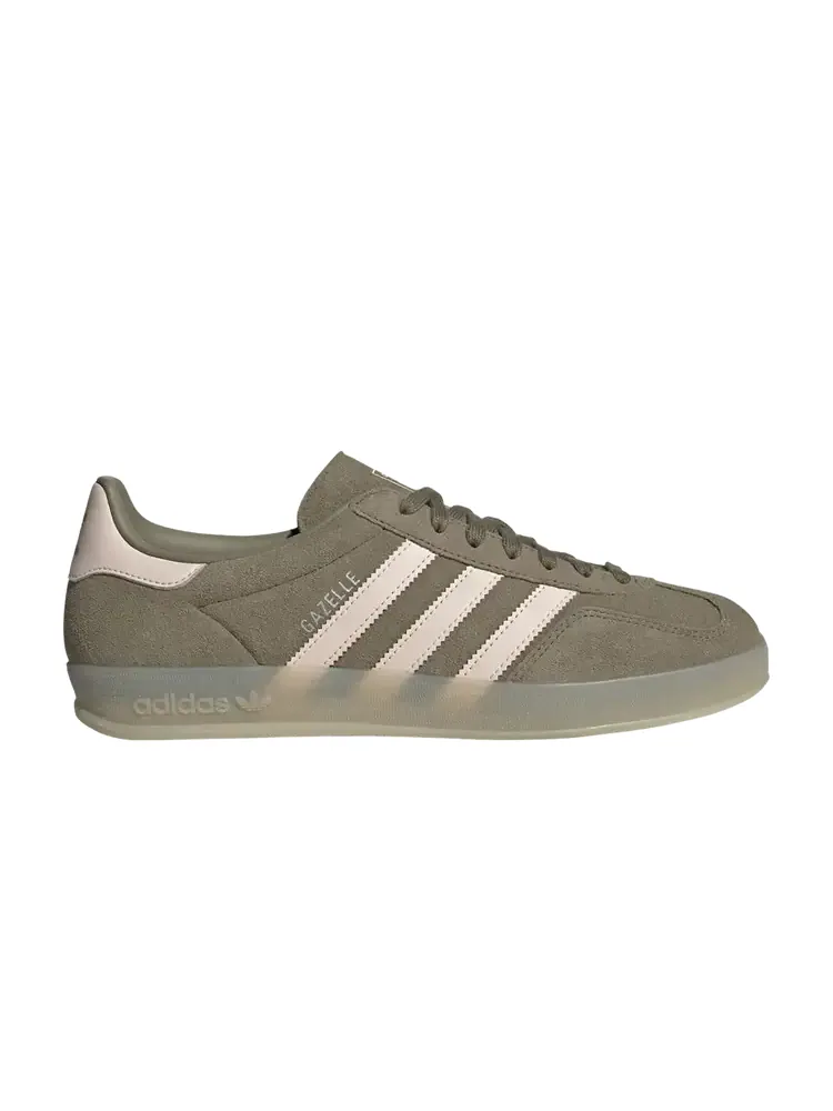 Adidas Gazelle Indoor 'Olive Strata Wonder Quartz Clay' — изображение 1 из 1, зеленый