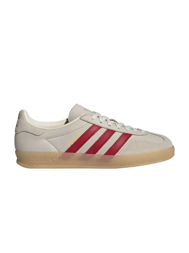 Adidas Gazelle Indoor 'Cream White Team Victory Red Gum' — изображение 1 из 1, бежевый
