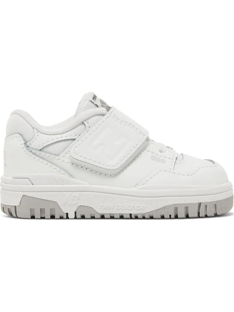 Кроссовки New Balance 550 Bungee Lace Toddler 'Triple White' — изображение 1 из 8, белый