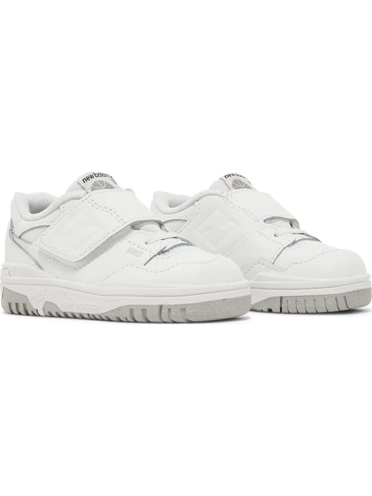 Кроссовки New Balance 550 Bungee Lace Toddler 'Triple White' — изображение 8 из 8, белый