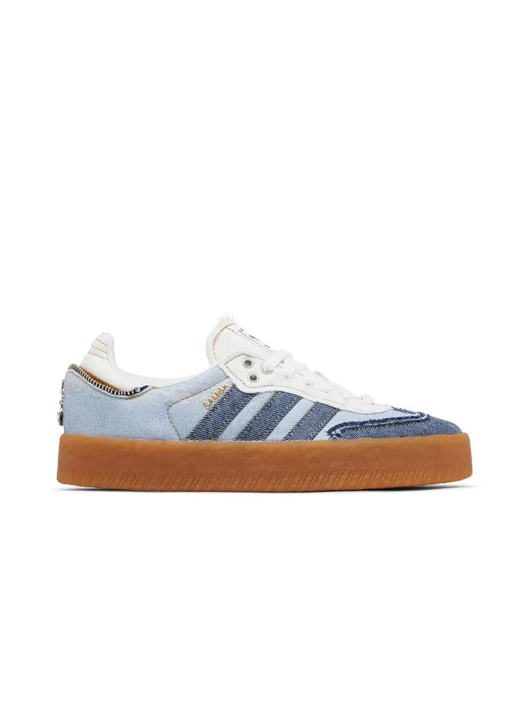 Кроссовки adidas atmos x Wmns Sambae Denim — изображение 1 из 6, джинсовый синий