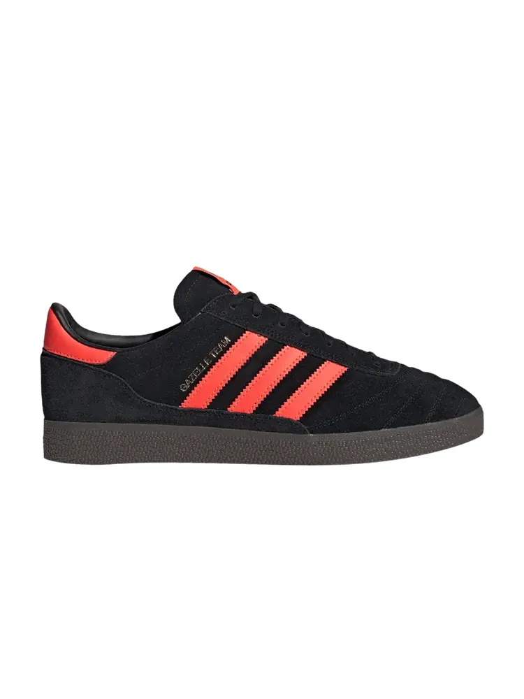 Кроссовки adidas Gazelle Team 'Black Solar Orange' — изображение 1 из 1, черный/оранжевый/белый