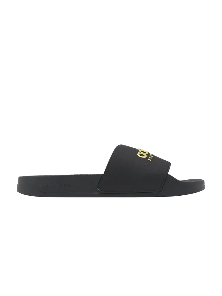 Кроссовки Adilette Shower Slide — изображение 1 из 1, черный золотистый