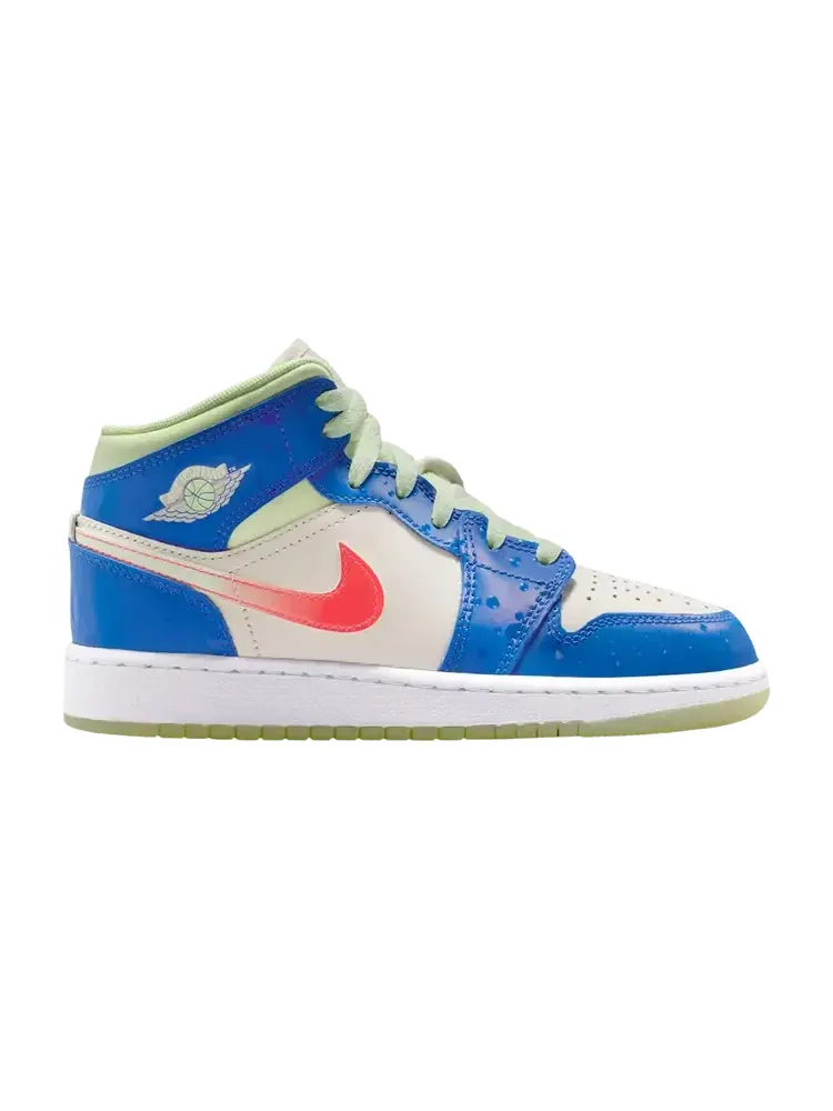 Air Jordan 1 Mid GS 'Game Royal Pale Ivory' — изображение 1 из 1, синий