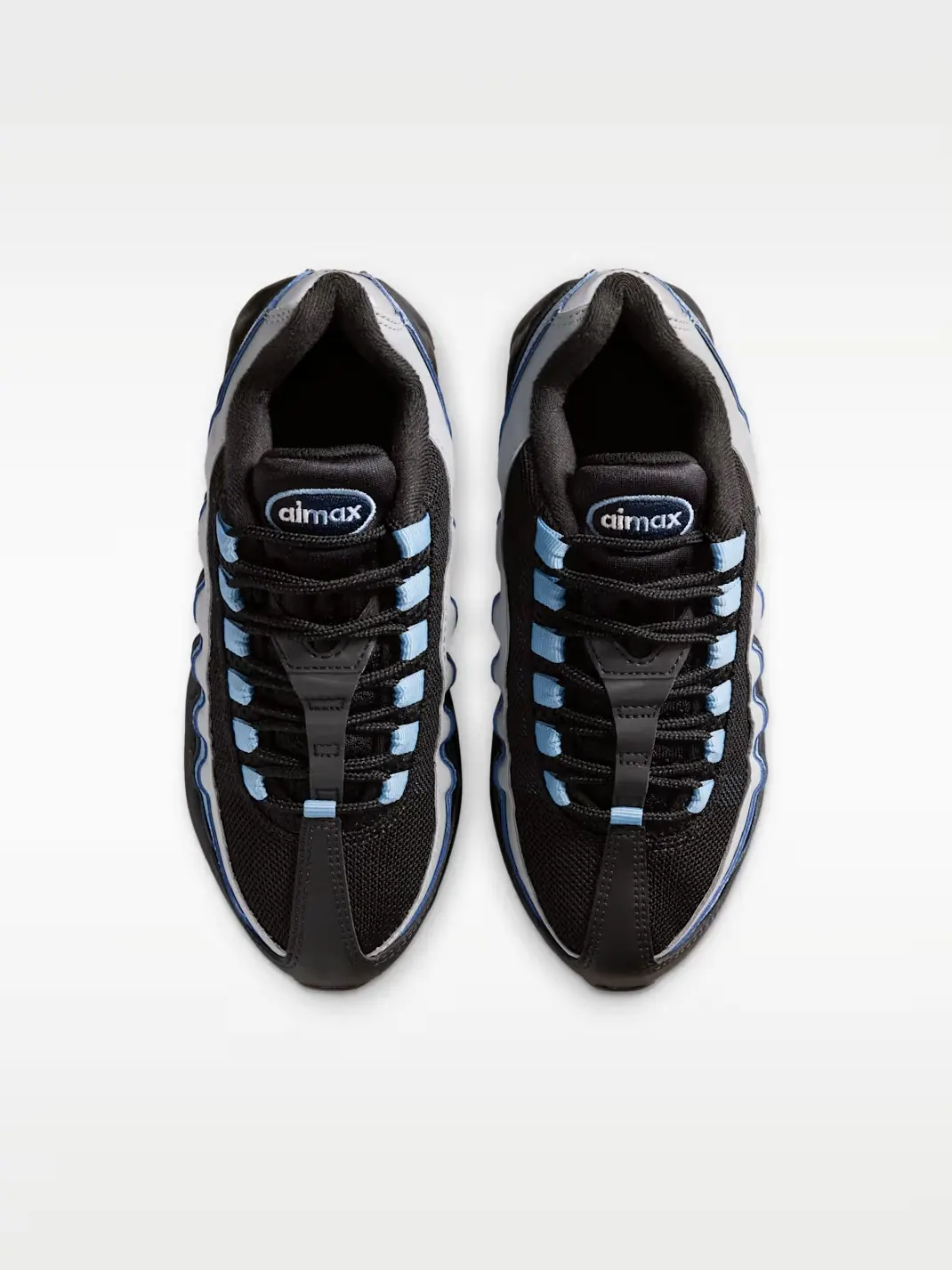 Кроссовки детские Nike Air Max 95 Big Bubble — изображение 6 из 8, серый/черный/голубой