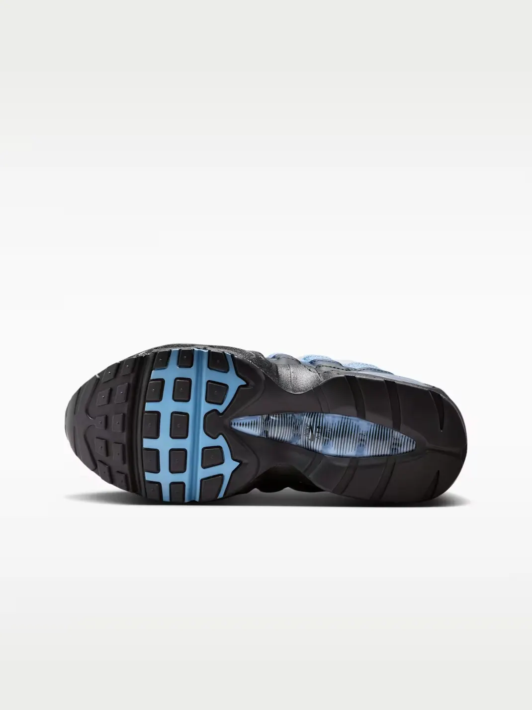 Кроссовки детские Nike Air Max 95 Big Bubble — изображение 8 из 8, серый/черный/голубой