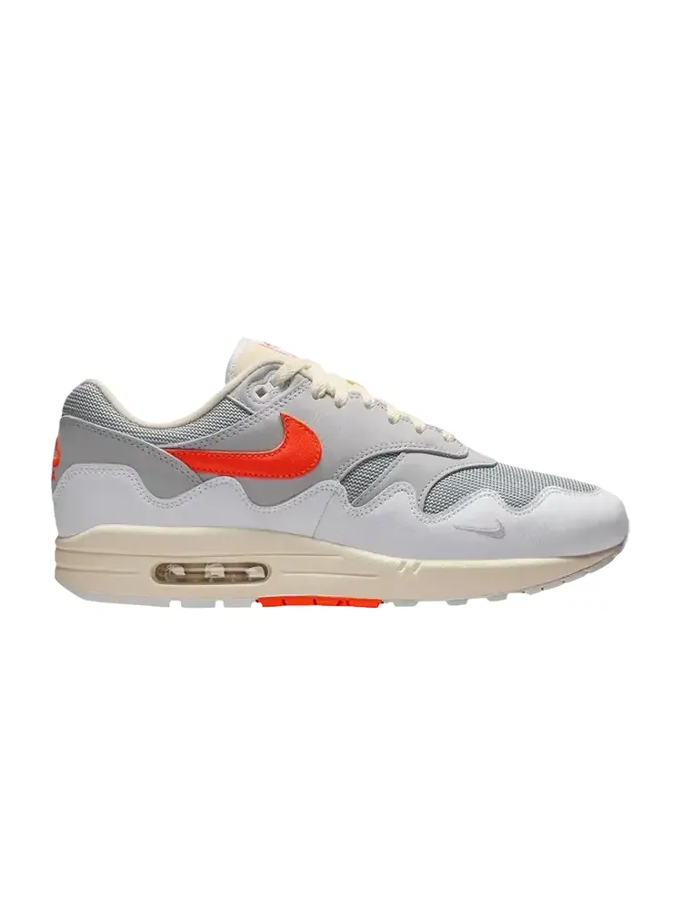 Кроссовки Patta x Nike Air Max 1 'White Pure Platinum' — изображение 1 из 1, белый