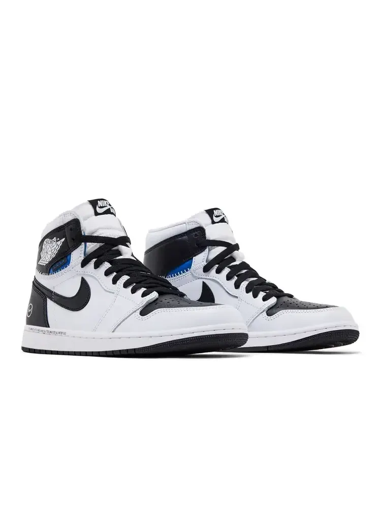 Fragment Design x Union LA x Air Jordan 1 Retro High OG SP 'White Black' — изображение 8 из 10, белый