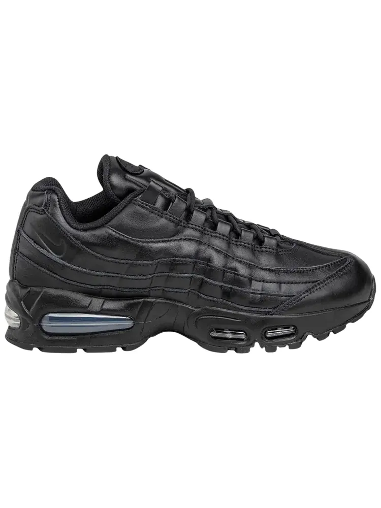 Кроссовки Nike Air Max 95 из черной кожи — изображение 1 из 1, черный