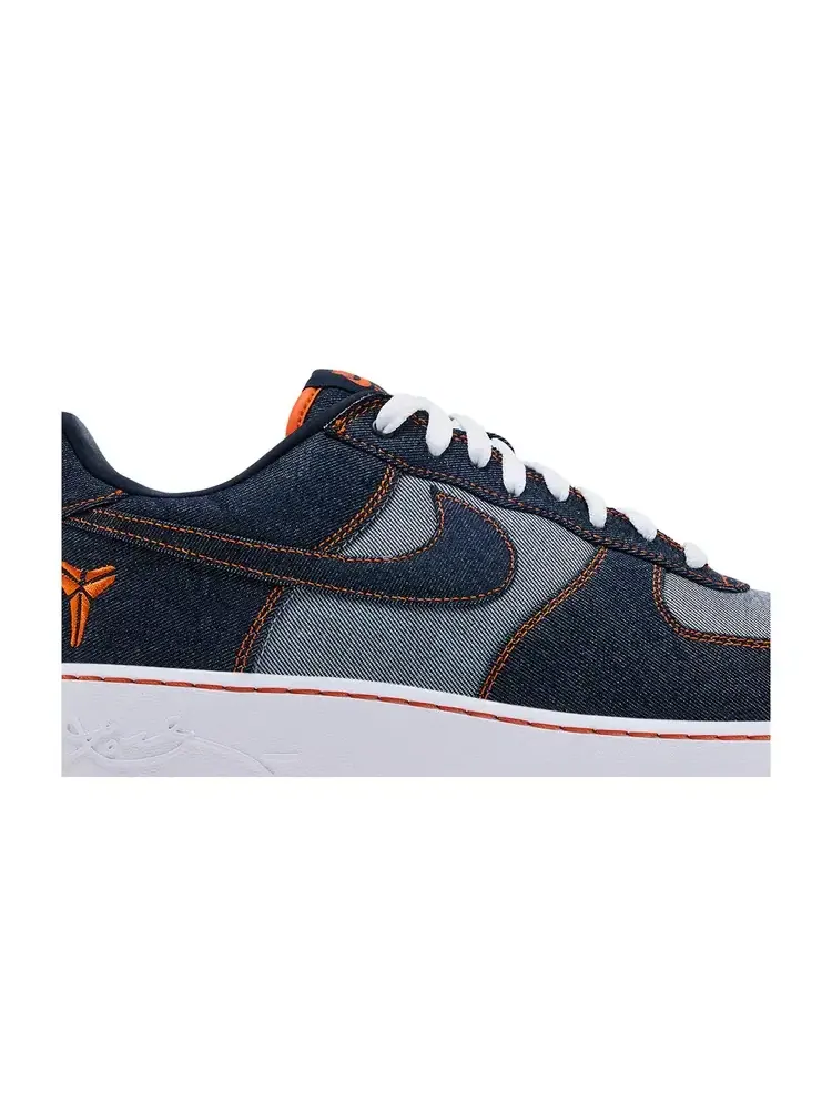 Кроссовки Kobe Bryant x Nike Air Force 1 — изображение 2 из 8, джинсовый синий
