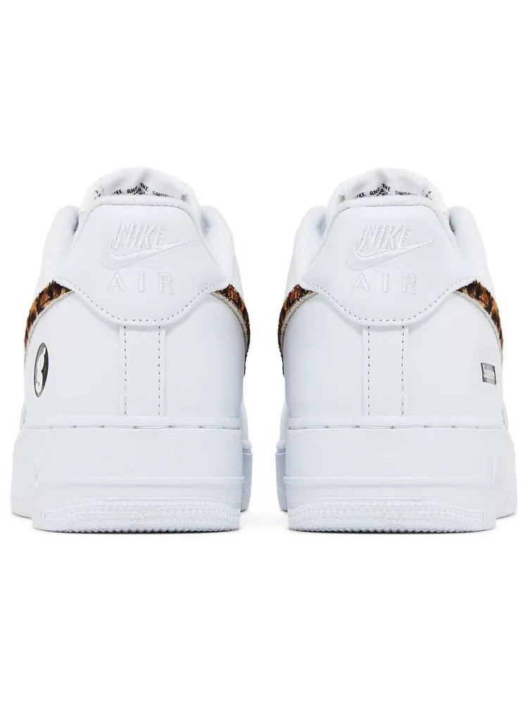 Кроссовки Nike Supreme x GOODENOUGH x Air Force 1 Low 'White Cheetah Print' — изображение 6 из 8, белый