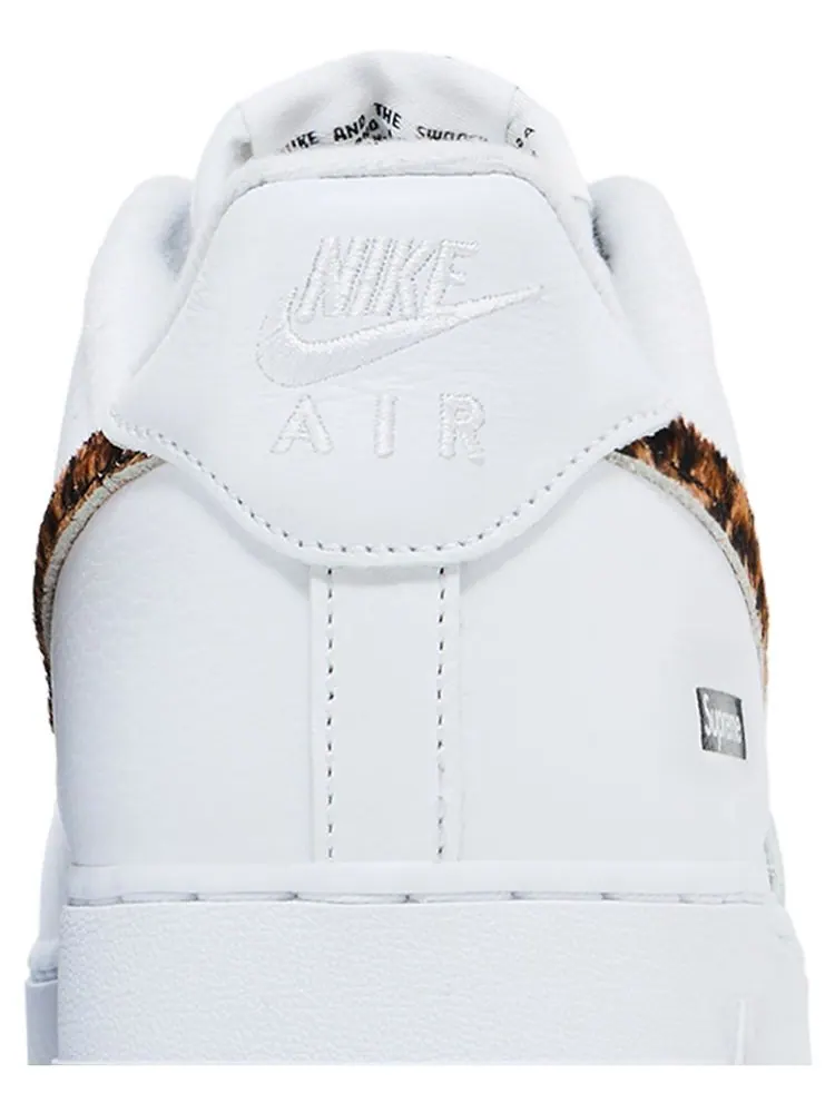 Кроссовки Nike Supreme x GOODENOUGH x Air Force 1 Low 'White Cheetah Print' — изображение 7 из 8, белый