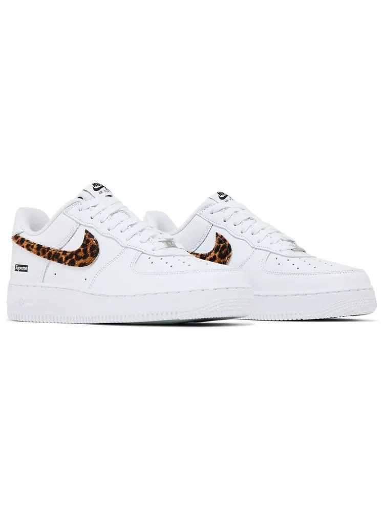 Кроссовки Nike Supreme x GOODENOUGH x Air Force 1 Low 'White Cheetah Print' — изображение 8 из 8, белый
