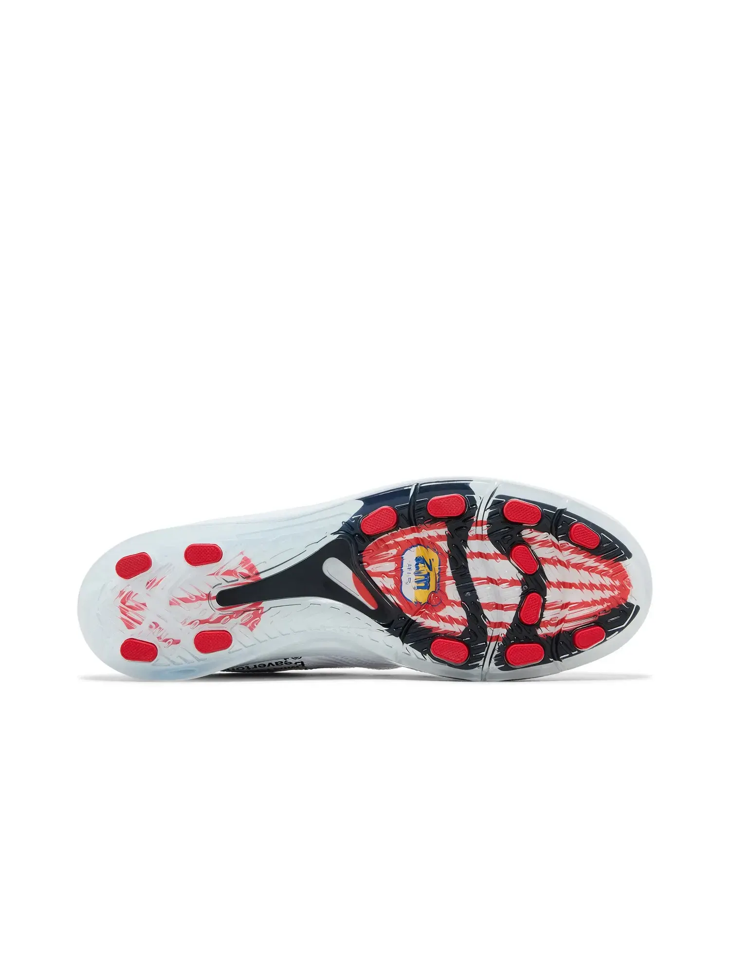 Кроссовки Virgil Abloh Archive x Nike Cryoshot Zoom M9 — изображение 4 из 8, белый/красный/черный