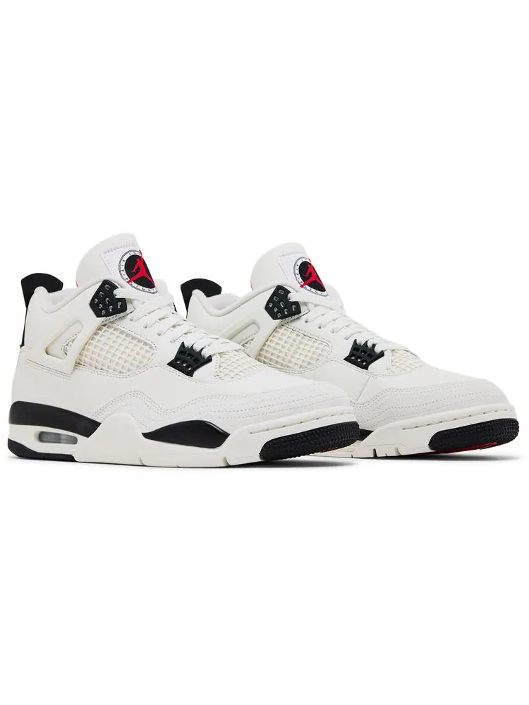 Кроссовки Air Jordan 4 Retro — изображение 8 из 10, белый