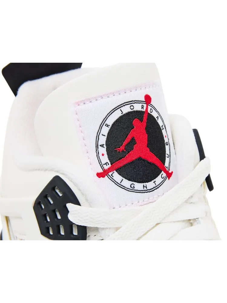 Кроссовки Air Jordan 4 Retro — изображение 9 из 10, белый