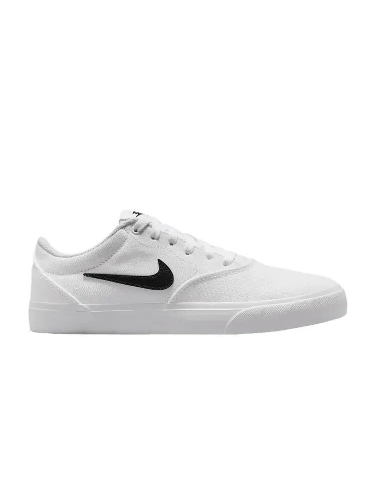 Кроссовки Nike Wmns Charge Canvas SB — изображение 1 из 1, белый черный