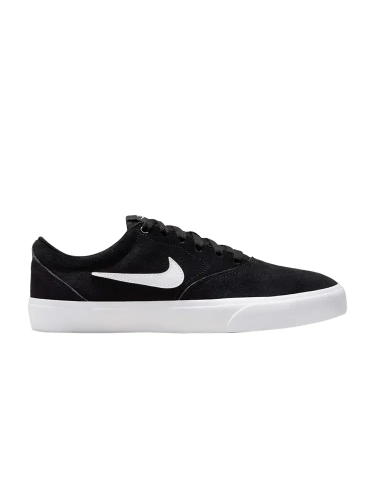 Кеды Nike Wmns Charge Suede SB 'Black White' — изображение 1 из 1, черный/черный/белый