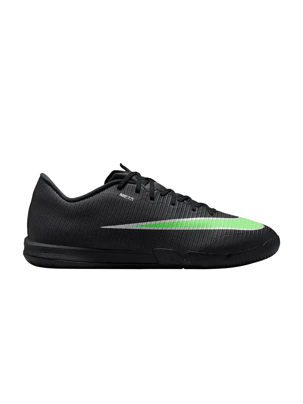 Кроссовки Nike Mercurial Vapor 17 Academy IC Low — изображение 1 из 1, черный/черный/зеленый