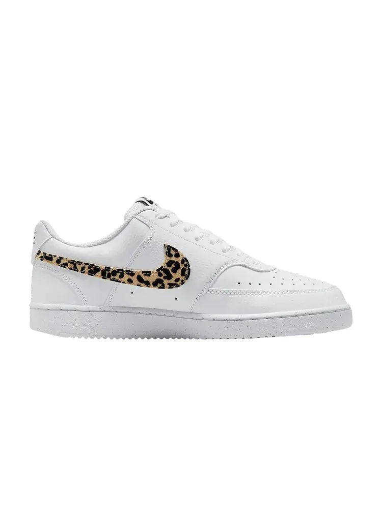 Кроссовки Nike WmnsCourt Vision Low SE 'White Leopard' — изображение 1 из 1, белый