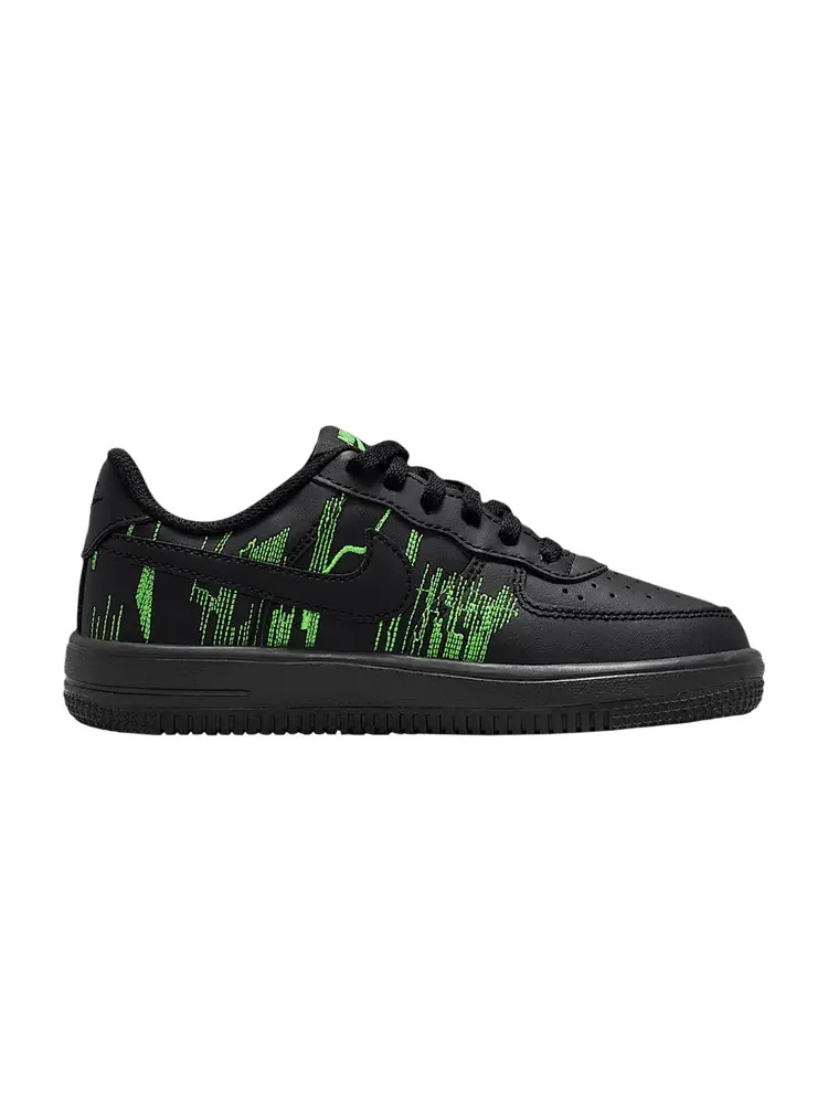 Кроссовки Nike Force 1 Low LV8 PS 'Black Green Strike' — изображение 1 из 1, зеленый