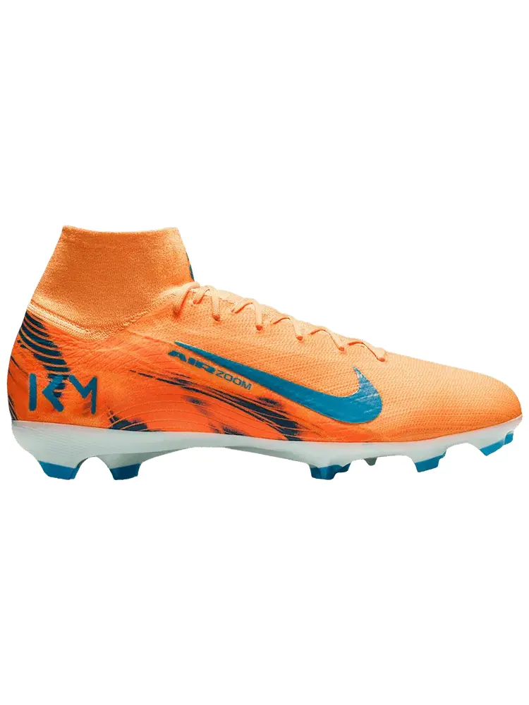 Кроссовки Kylian Mbappé x Nike Mercurial Superfly 10 Pro — изображение 1 из 1, оранжевый