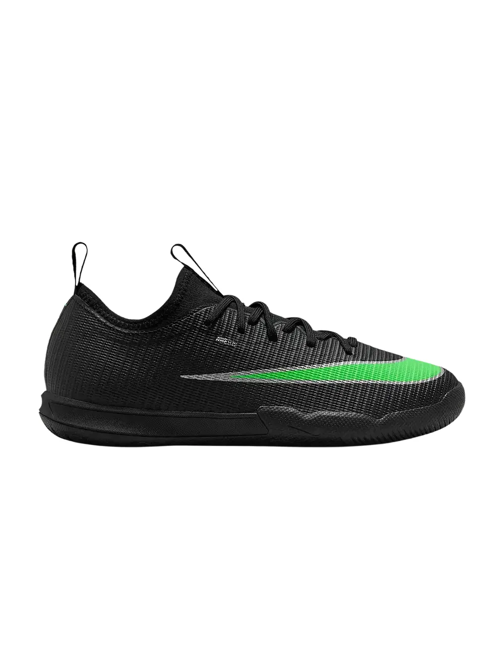 Кроссовки Nike Jr. Mercurial Vapor 17 Academy IC GS — изображение 1 из 1, черный/черный/зеленый