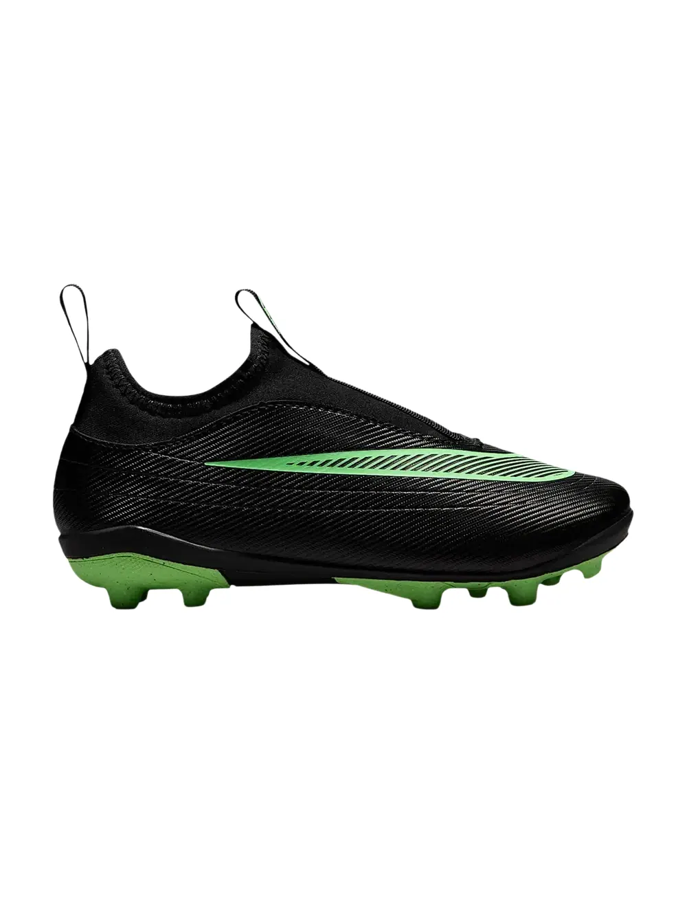 Бутсы Nike Jr. Mercurial Vapor 17 Club MG PS — изображение 1 из 1, черный/черный/зеленый