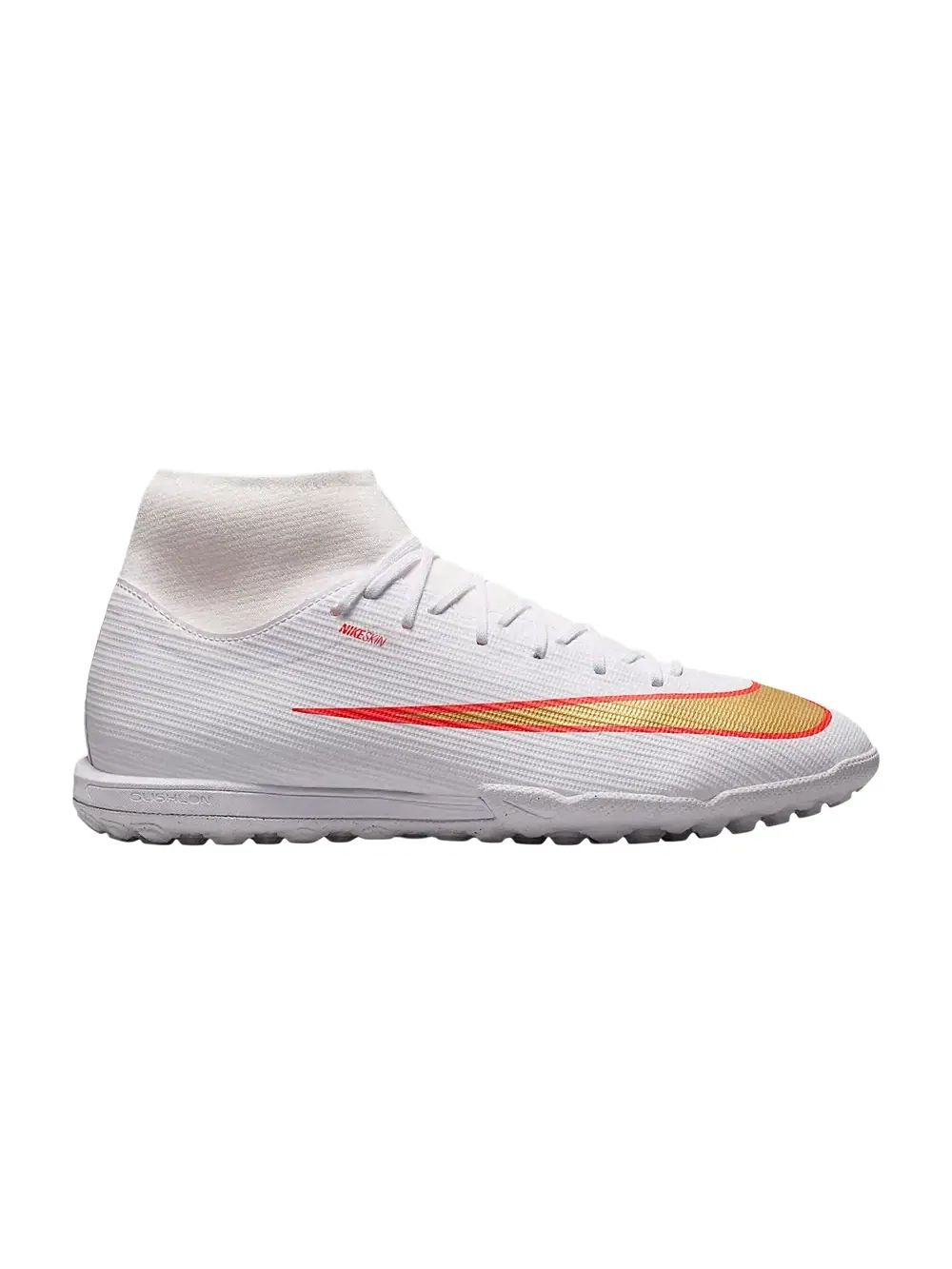 Кроссовки Nike Mercurial Superfly 11 Academy TF High — изображение 1 из 1, белый/яркий