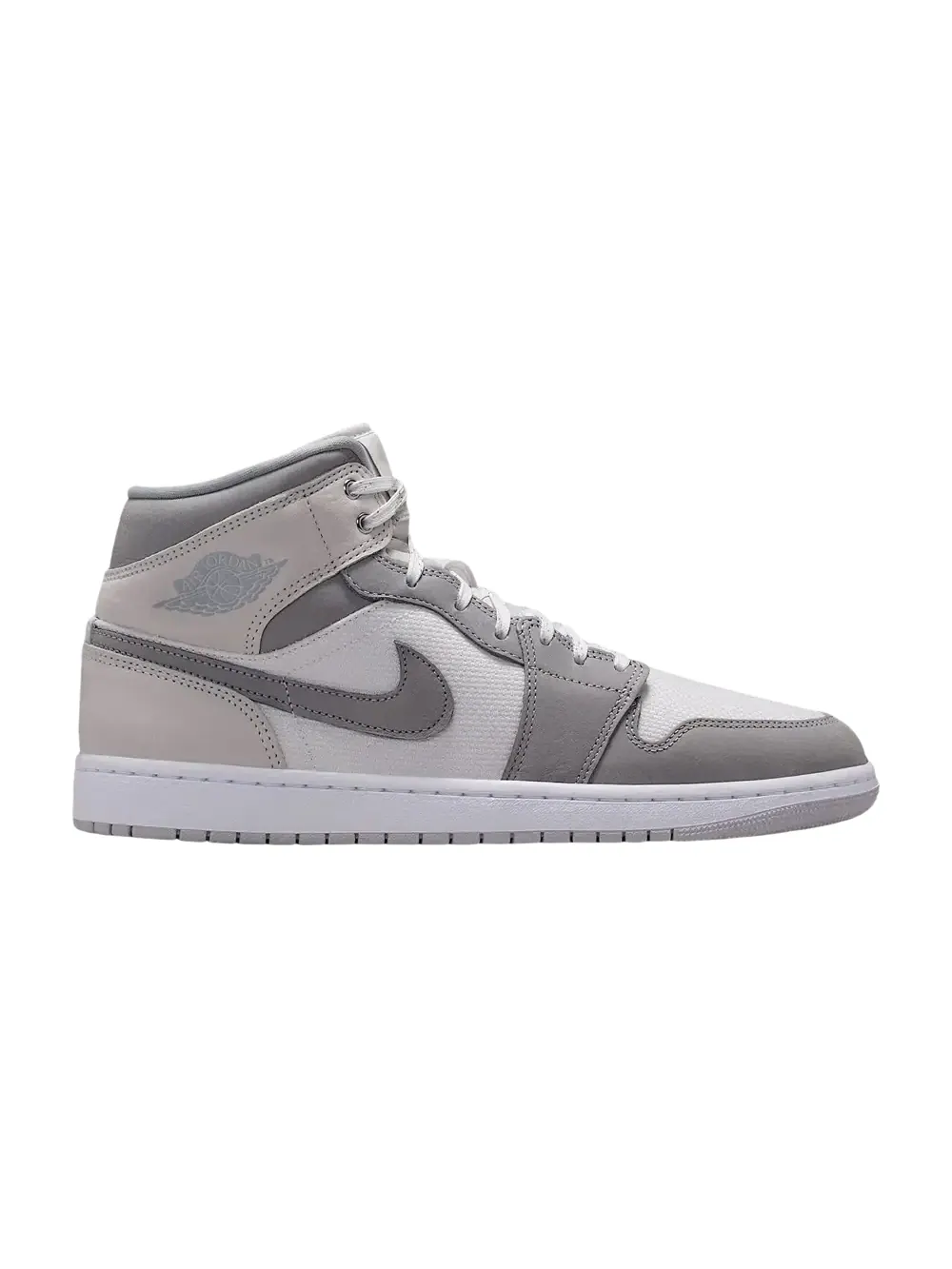 Кроссовки Air Jordan 1 Mid SE — изображение 1 из 1, белый///светлый серый