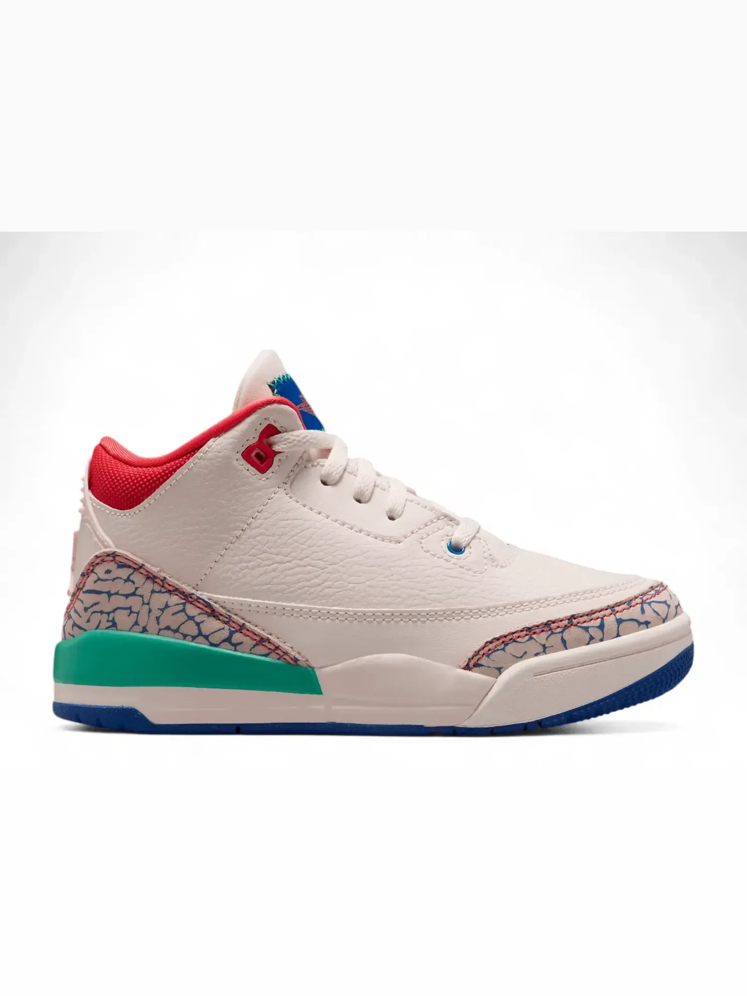 Кроссовки Air Jordan 3 Retro PS — изображение 1 из 1, красный/синий/зеленый