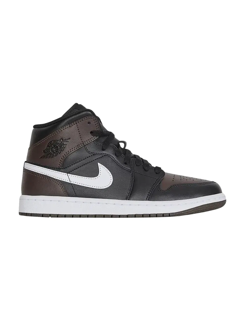 Кроссовки Air Jordan 1 Mid — изображение 1 из 1, коричневый/белый/черный