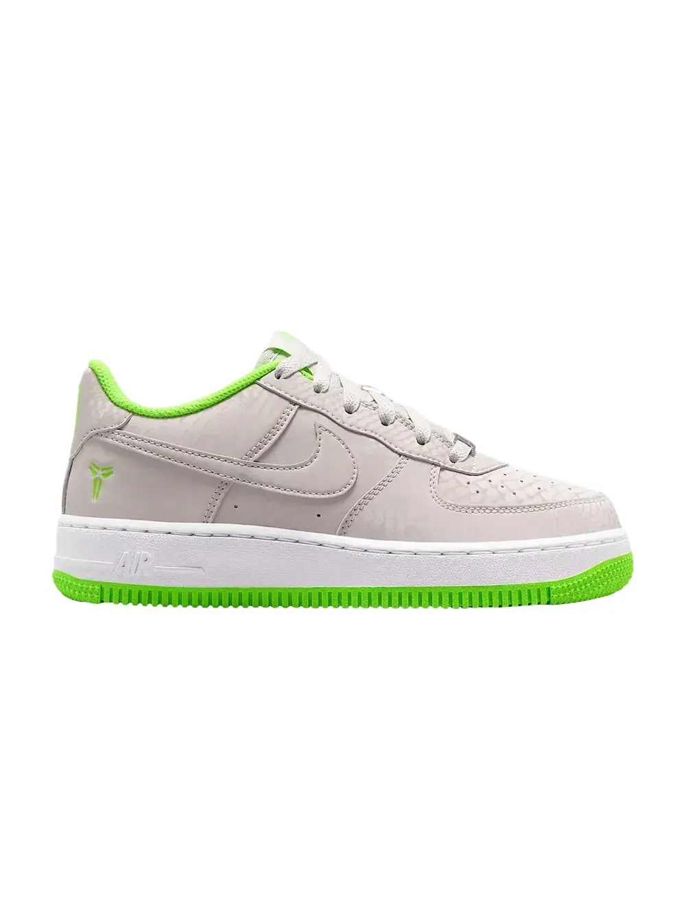 Кроссовки Nike Air Force 1 Low GS — изображение 1 из 1, серый/белый/зеленый