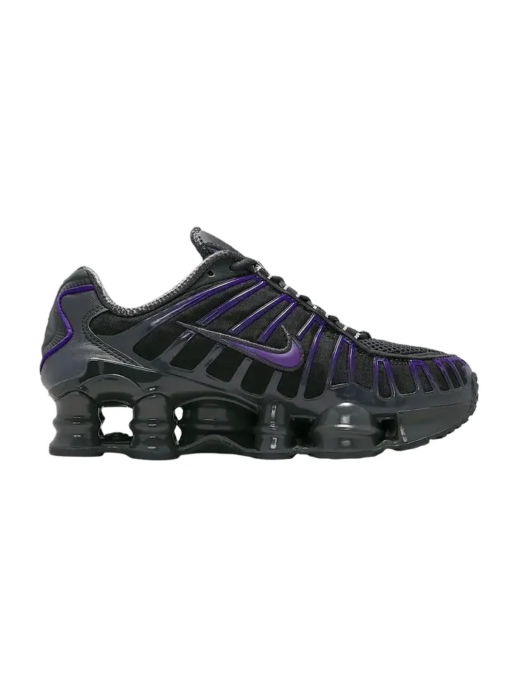 Кроссовки Nike Shox TL GS 'Dark Smoke Grey Court Purple' — изображение 1 из 1, черный