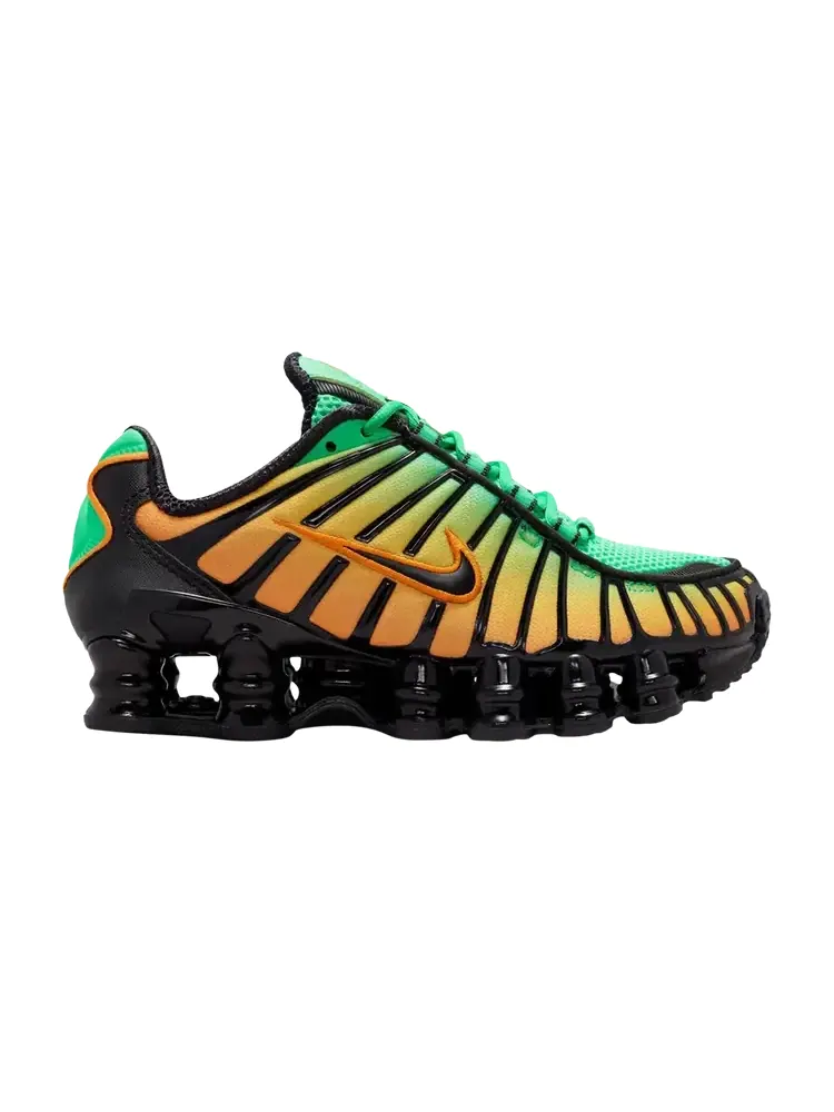Кроссовки Nike Shox TL GS 'Green Shock/Bright Ceramic/Black/Black' — изображение 1 из 1, черный