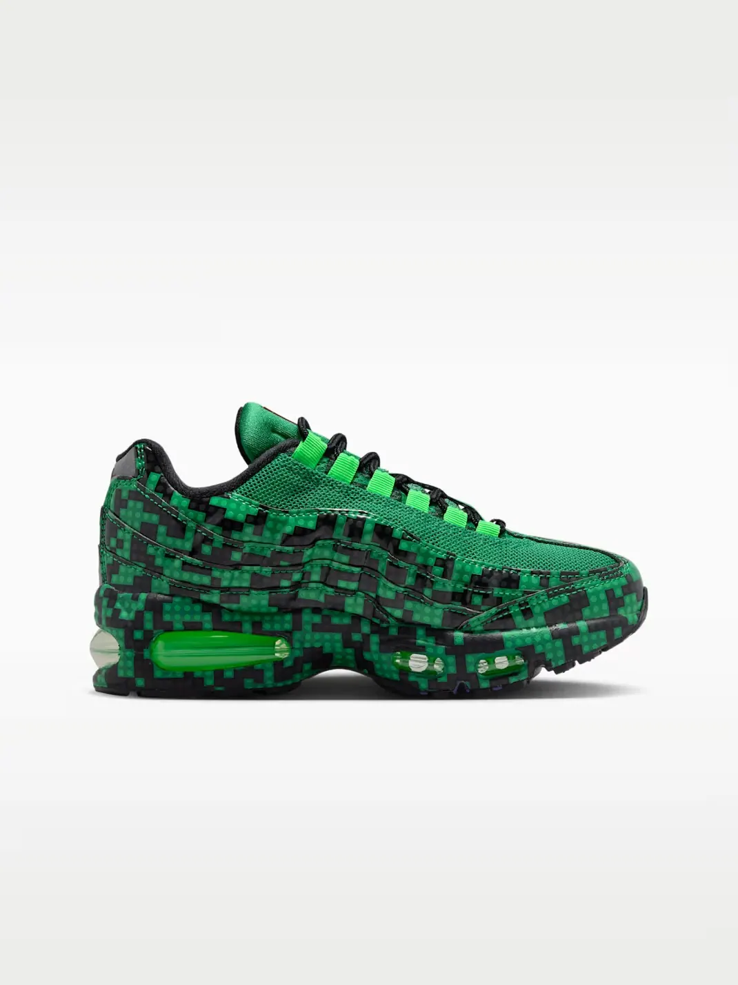 Кроссовки детские Nike Air Max 95 x LEGO Collection — изображение 2 из 8, зеленый/черный