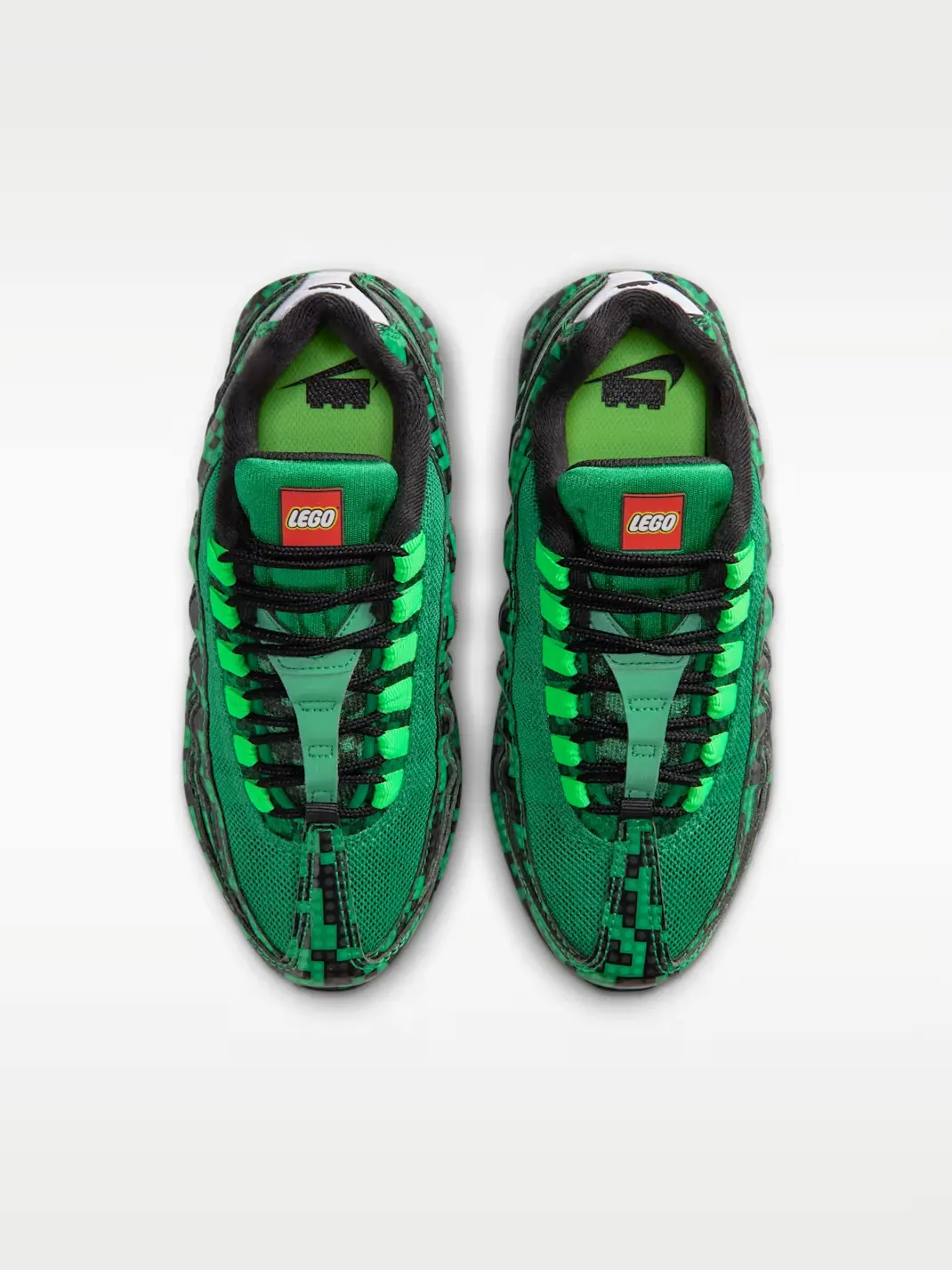 Кроссовки детские Nike Air Max 95 x LEGO Collection — изображение 6 из 8, зеленый/черный