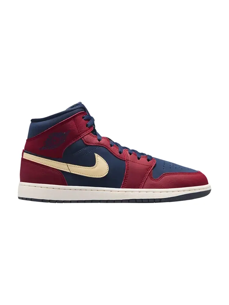 Air Jordan 1 Mid SE 'Team Red Obsidian' — изображение 1 из 1, красный