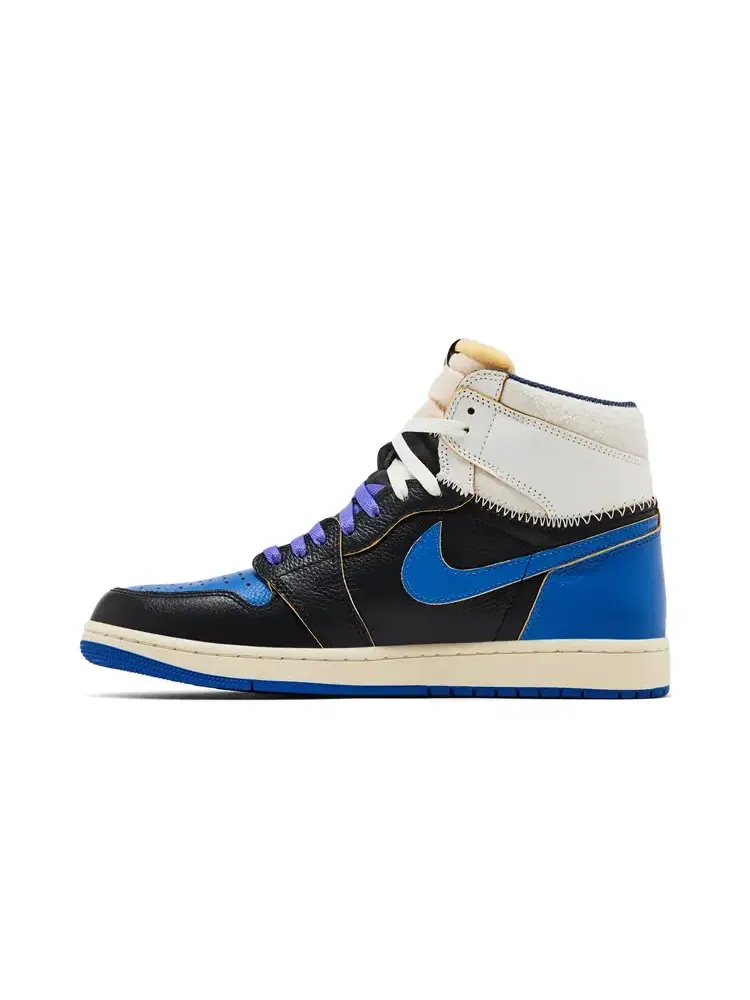 Кроссовки Fragment Design x Union LA x Air Jordan 1 Retro High OG 'Sport Royal' — изображение 3 из 10, синий