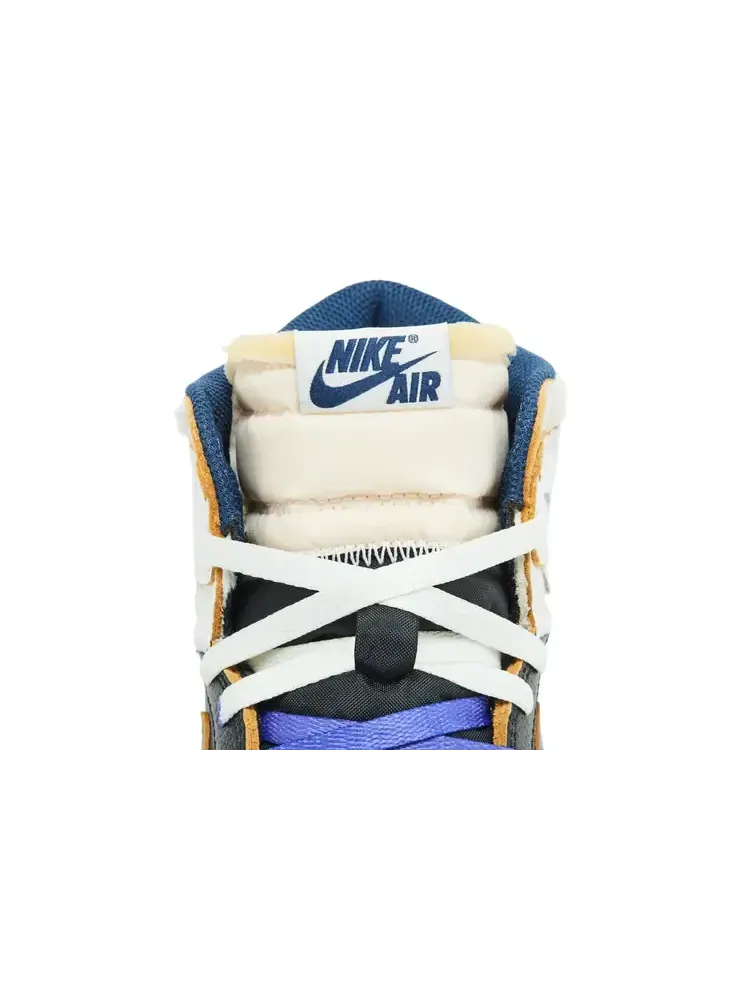 Кроссовки Fragment Design x Union LA x Air Jordan 1 Retro High OG 'Sport Royal' — изображение 10 из 10, синий