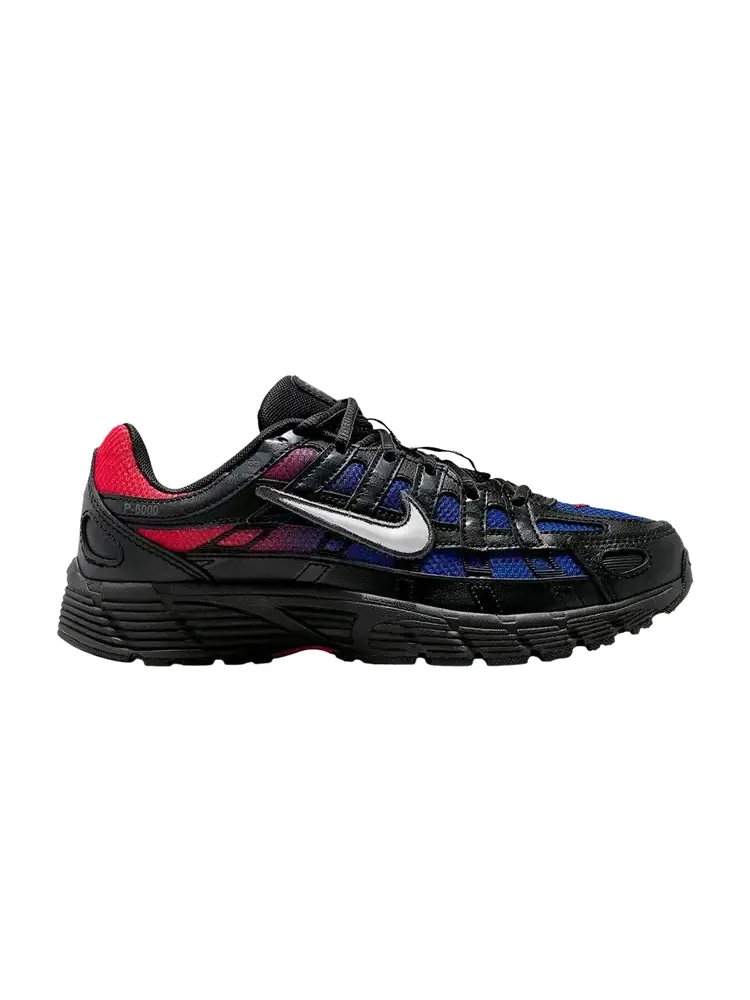 Кроссовки Nike P-6000 GS 'Black Bright Crimson' — изображение 1 из 1, черный