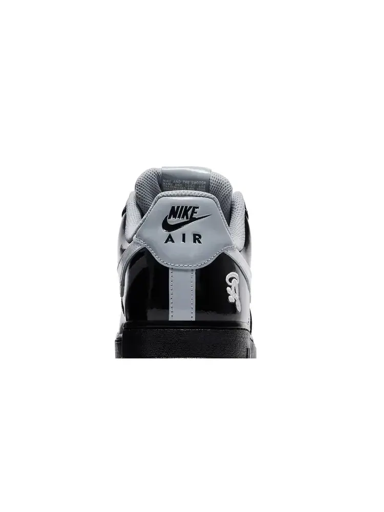 Кроссовки Central Cee x Nike Air Force 1 Low 'Black White Smoke Grey' — изображение 7 из 8, черный