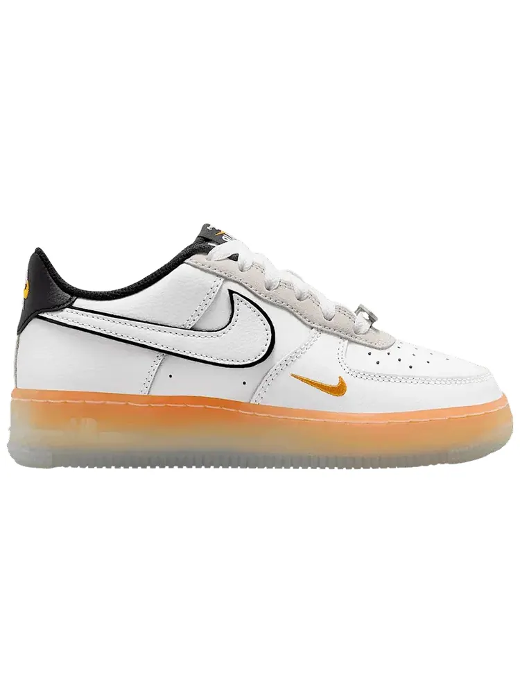 Кроссовки Nike Air Force 1 White Black Orange — изображение 1 из 1, белый